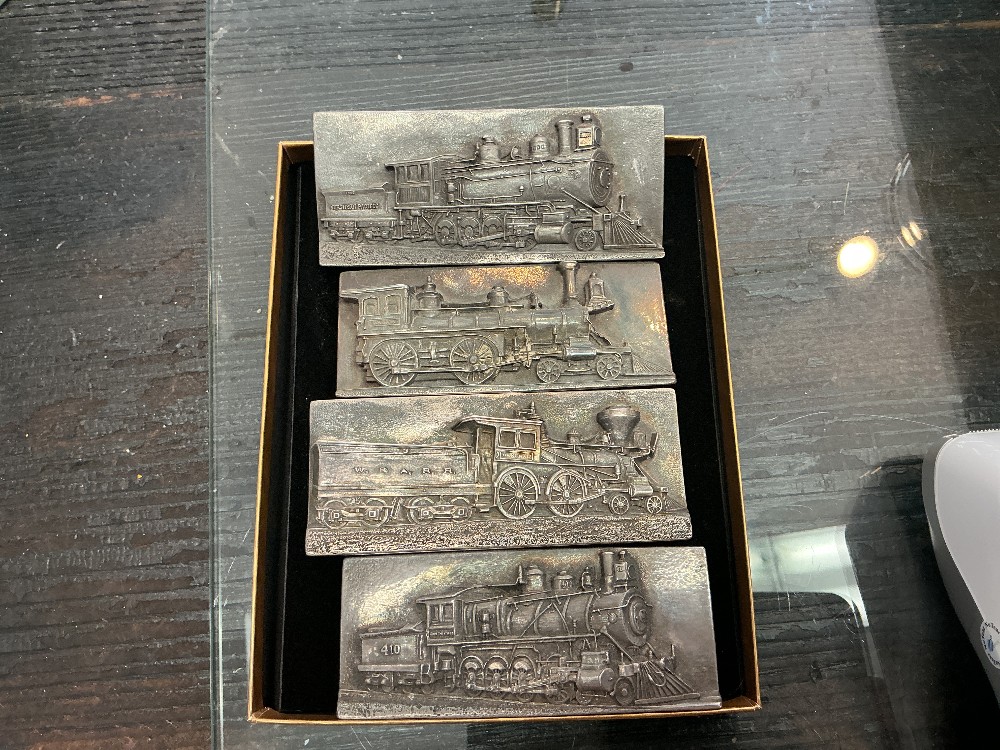 Set of 4 Vintage Henryk Winogard 999 Fine Silver
