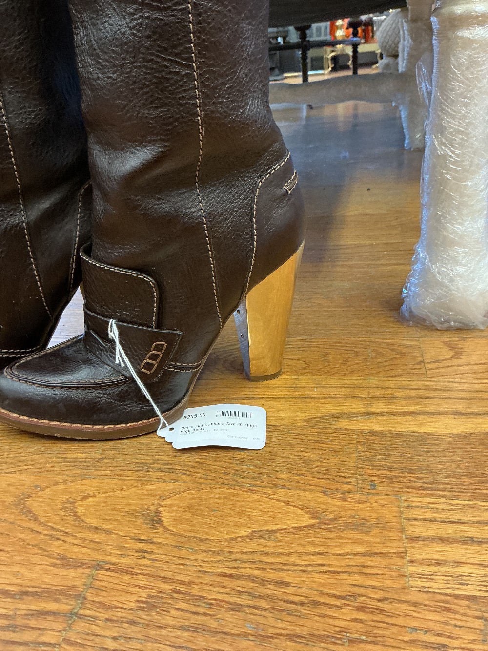 Dolce and Gabbana Size 40 Thigh High Boots
