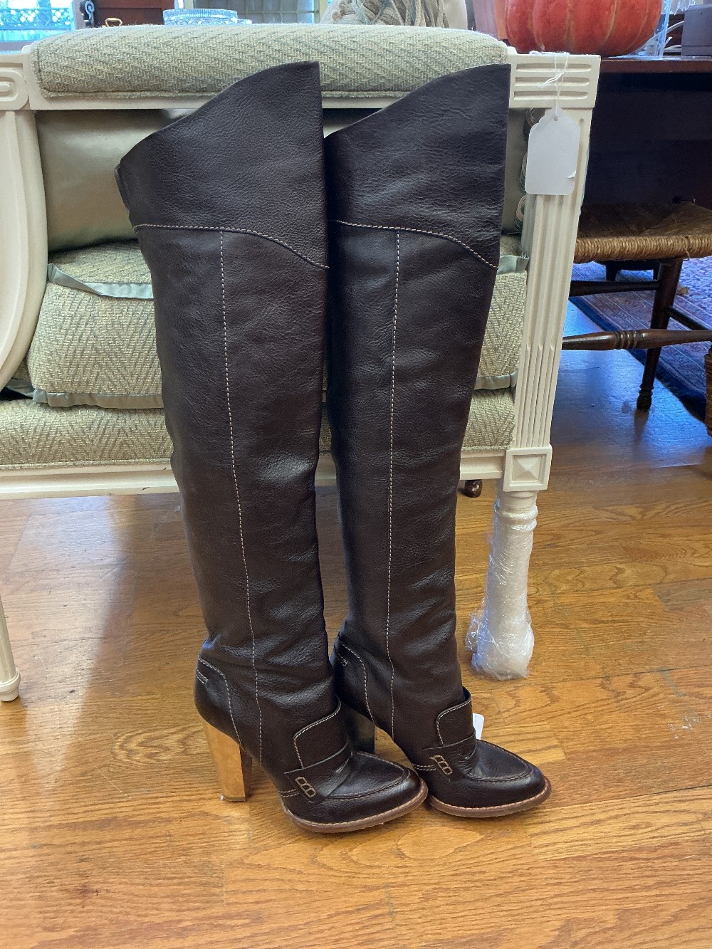 Dolce and Gabbana Size 40 Thigh High Boots