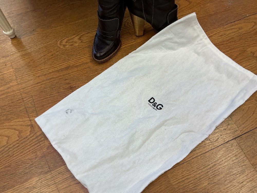 Dolce and Gabbana Size 40 Thigh High Boots