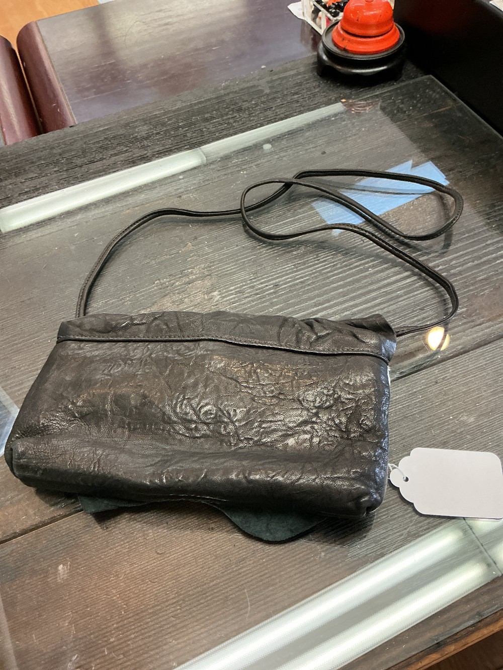 Leather Bow Bag