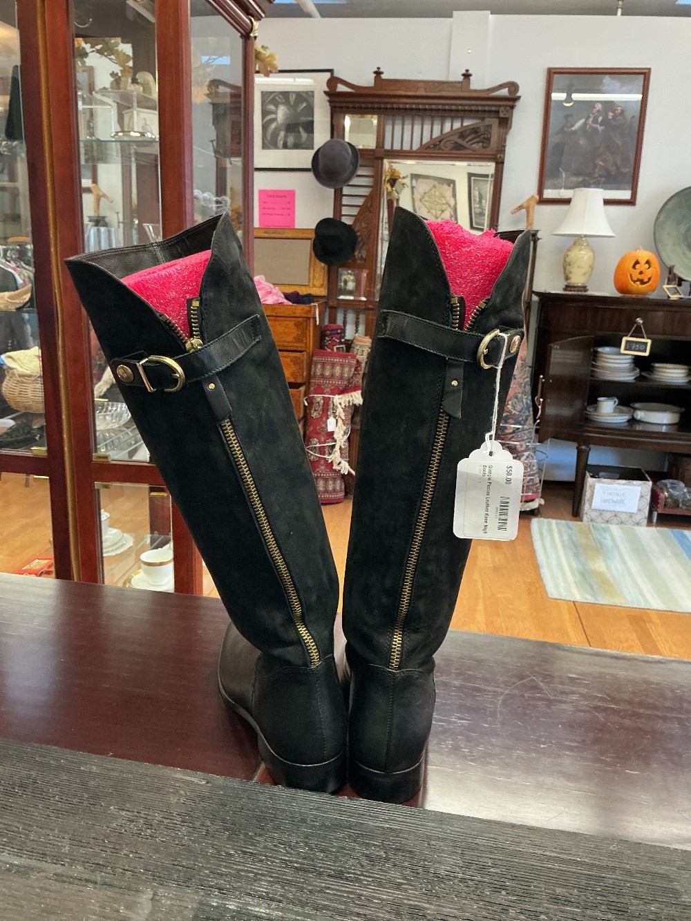 Giorgio Piccino Leather Knee High Boots