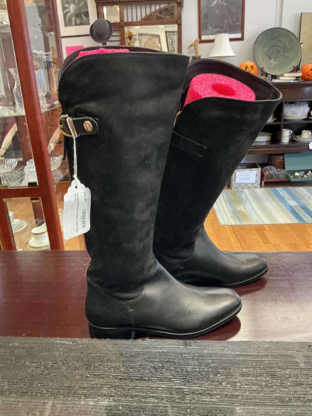 Giorgio Piccino Leather Knee High Boots