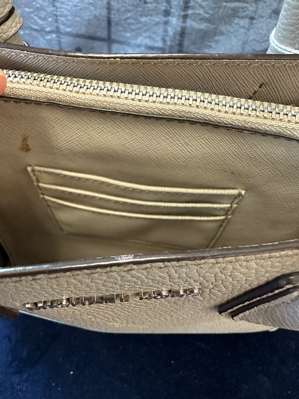 Grey Michael Kors Purse
