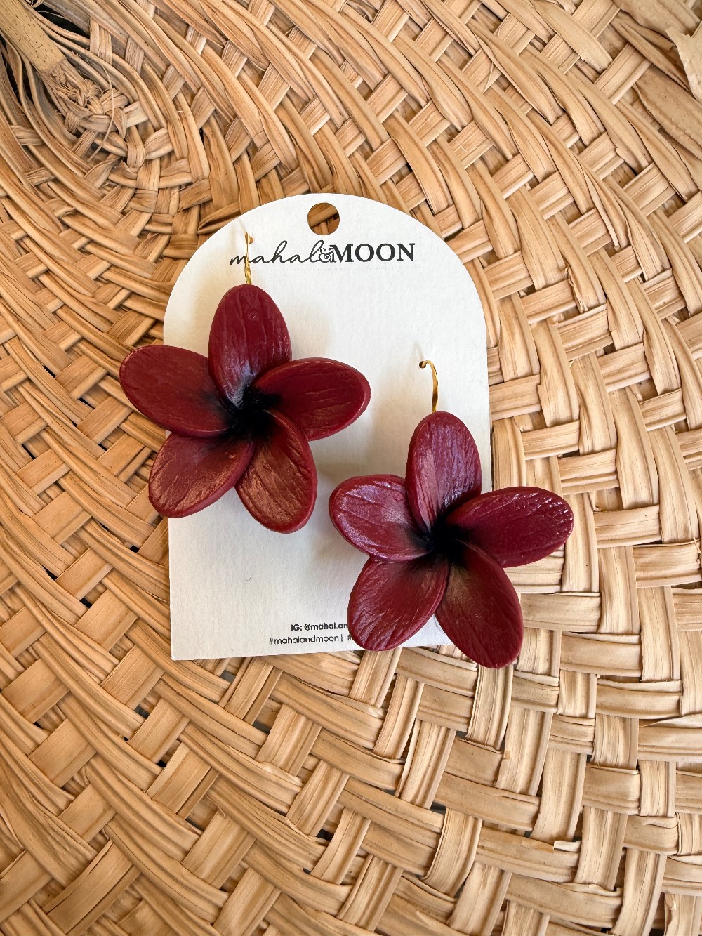Plumeria earrings - hilo beauty