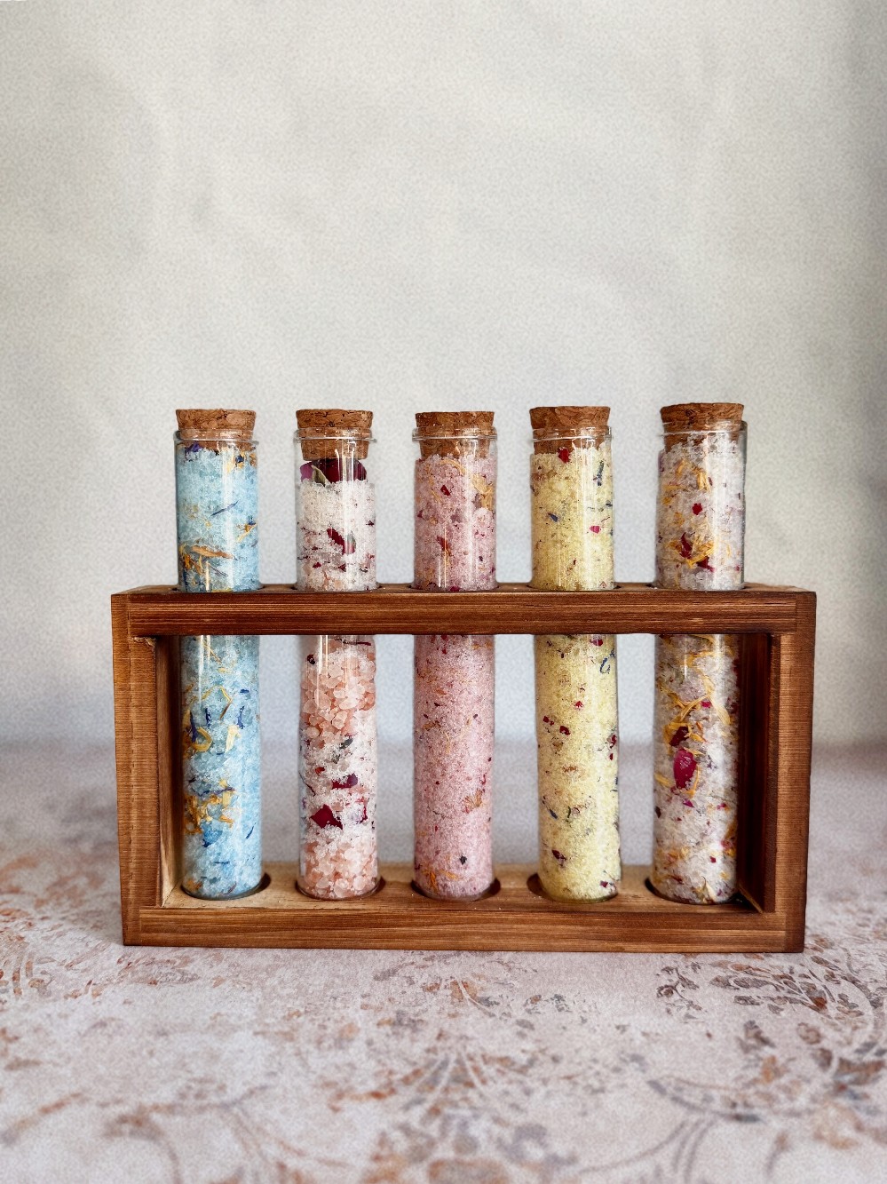 Bath Salt Tube Rose&Lavender