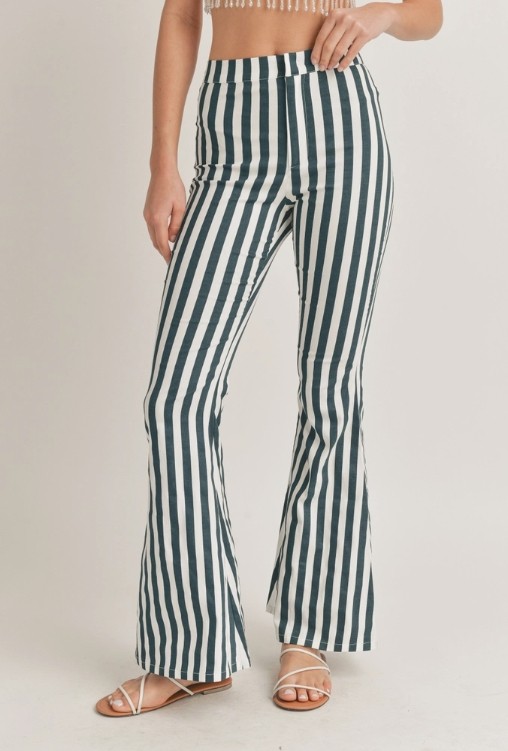 Boardwalk Striped Bell Bottoms