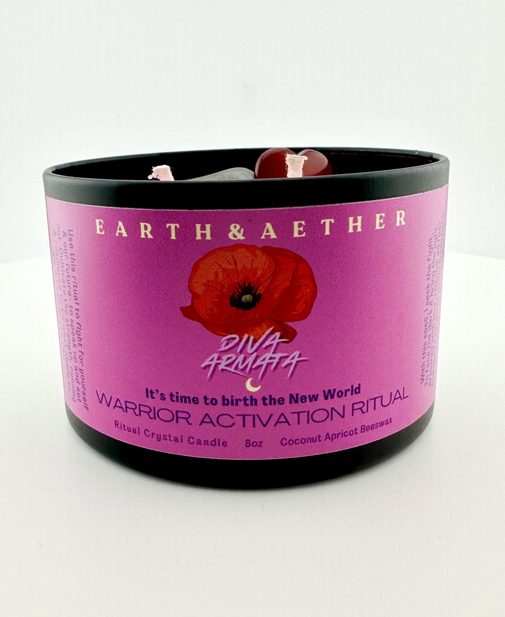 Ritual Crystal Candle- 8oz