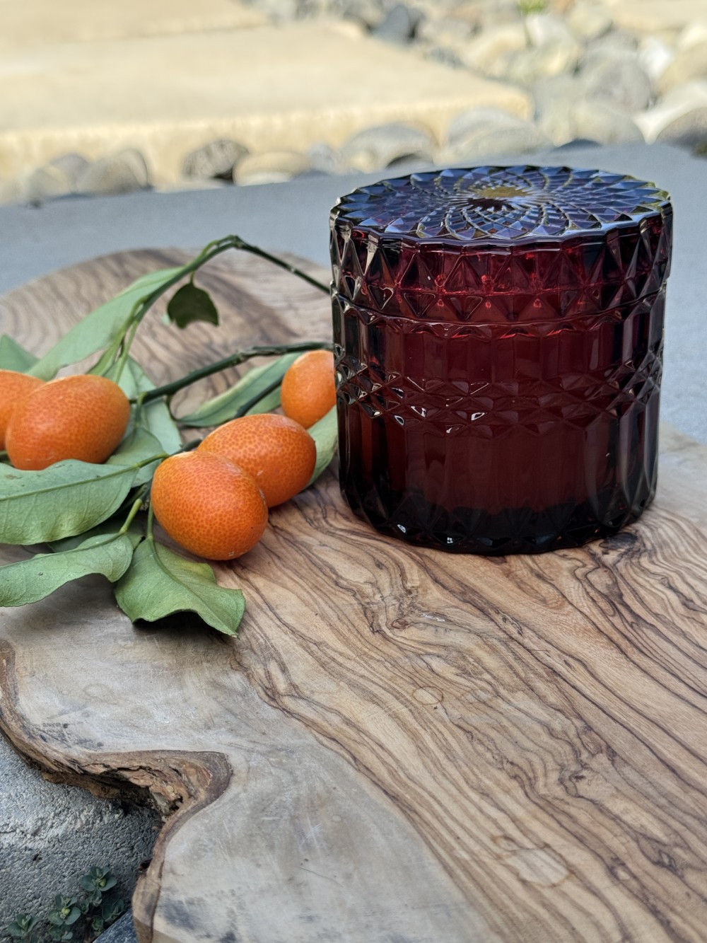 Beeswax Glass Vessel