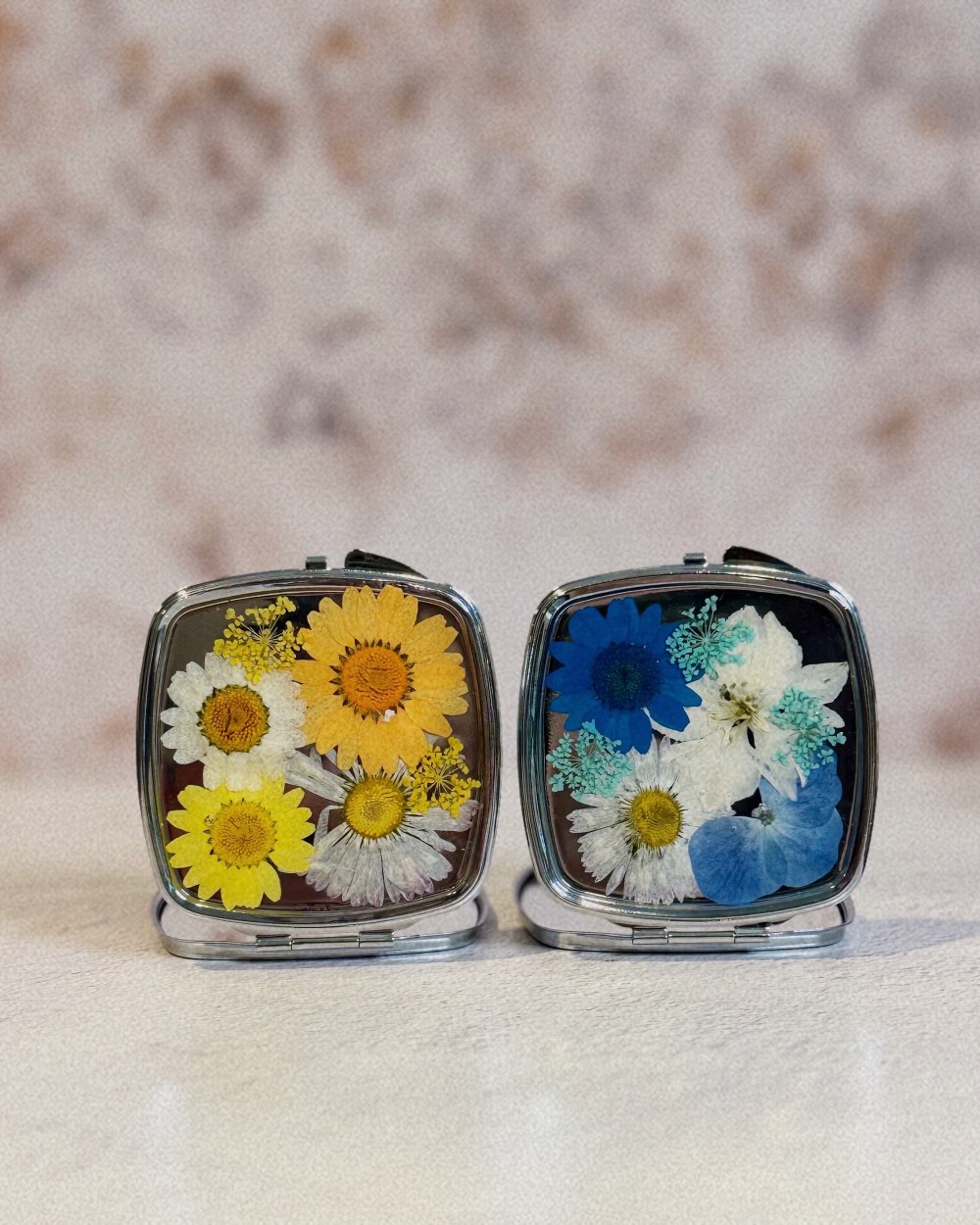 RESIN COMPACT MIRROR - SQUARE