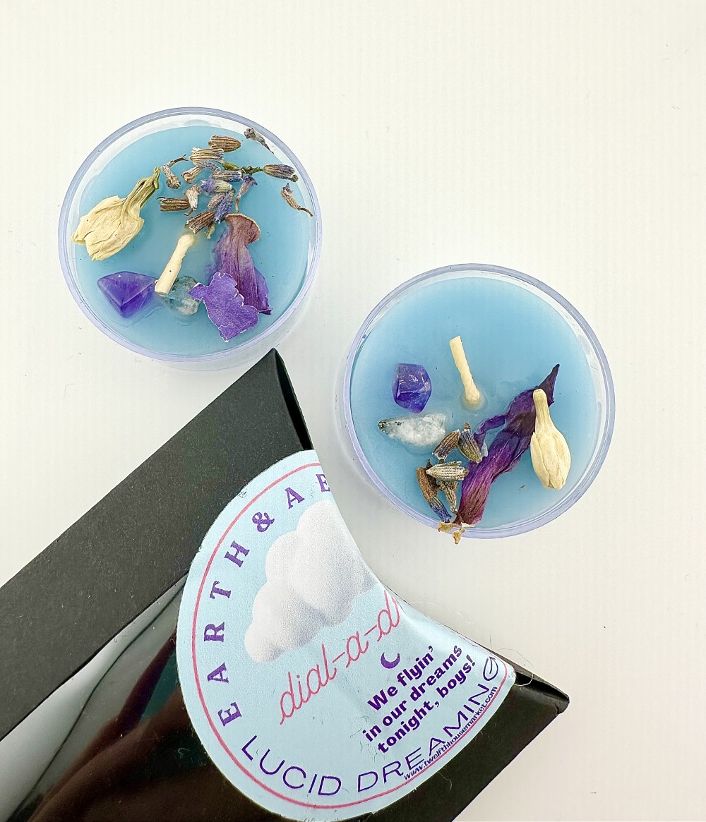 Beeswax Ritual Teal Lights- 2 pack