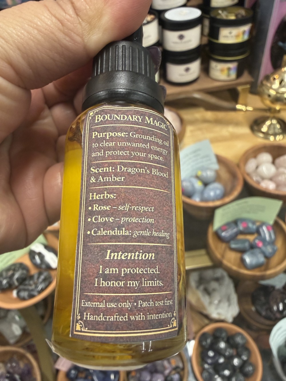 Boundary  magic intention oil