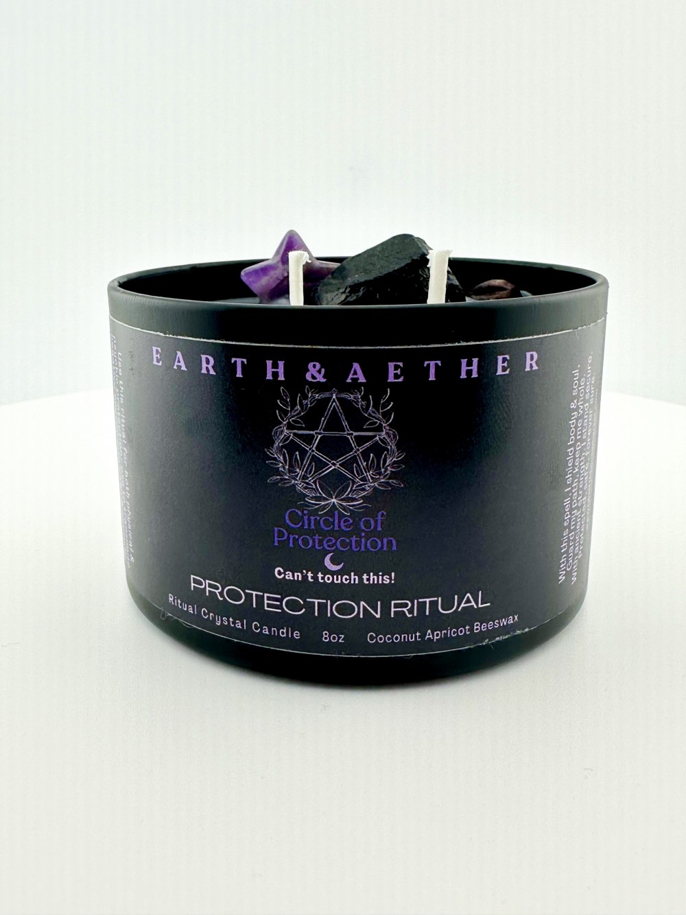 Ritual Crystal Candle- 8oz
