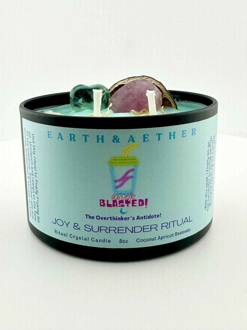 Ritual Crystal Candle- 8oz