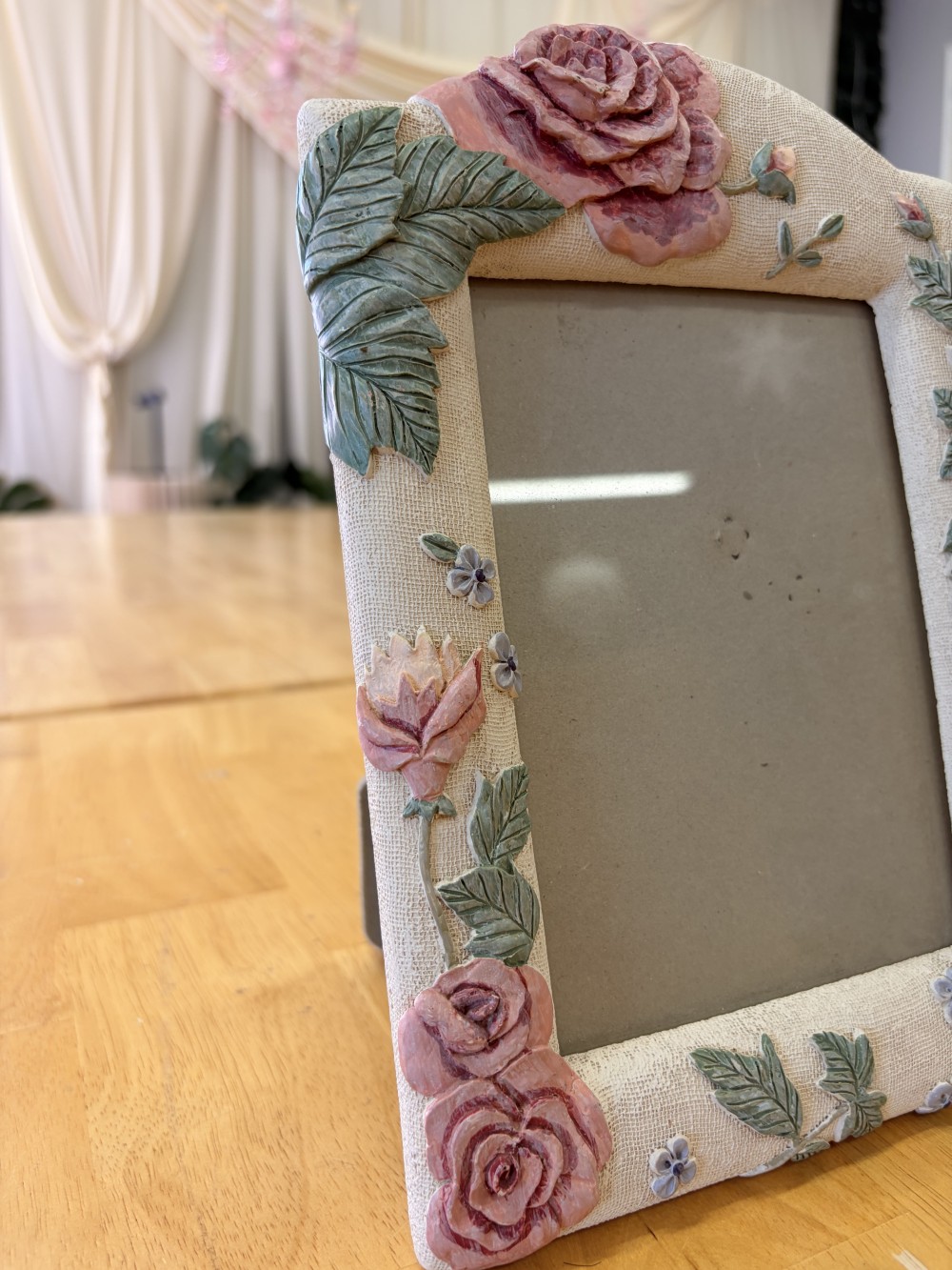 Flower photo frame