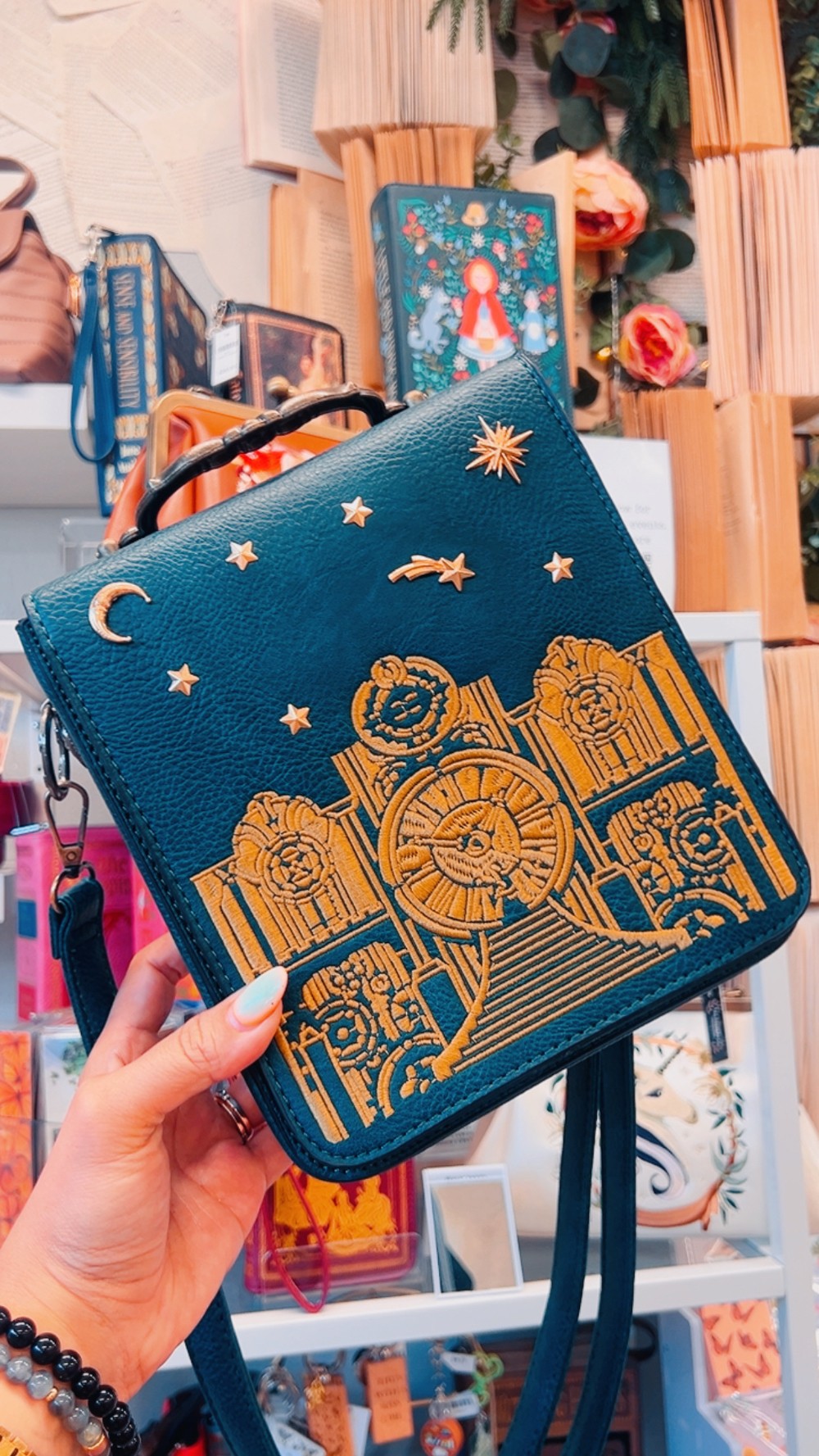 Clock Bag Embroidered