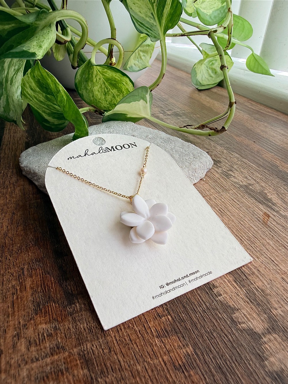 Sampaguita necklace - adjustable up to 18