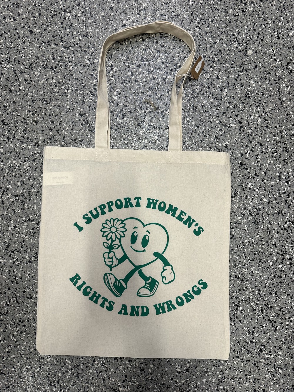 I Support Women’s Rights & Wrongs Canvas Tote Bag