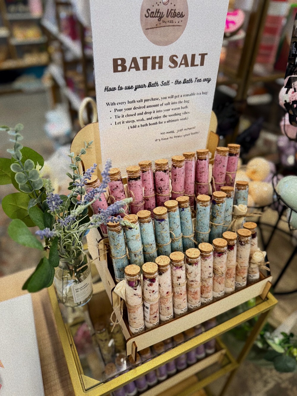 Bath Salt Tube Orange & Citrus