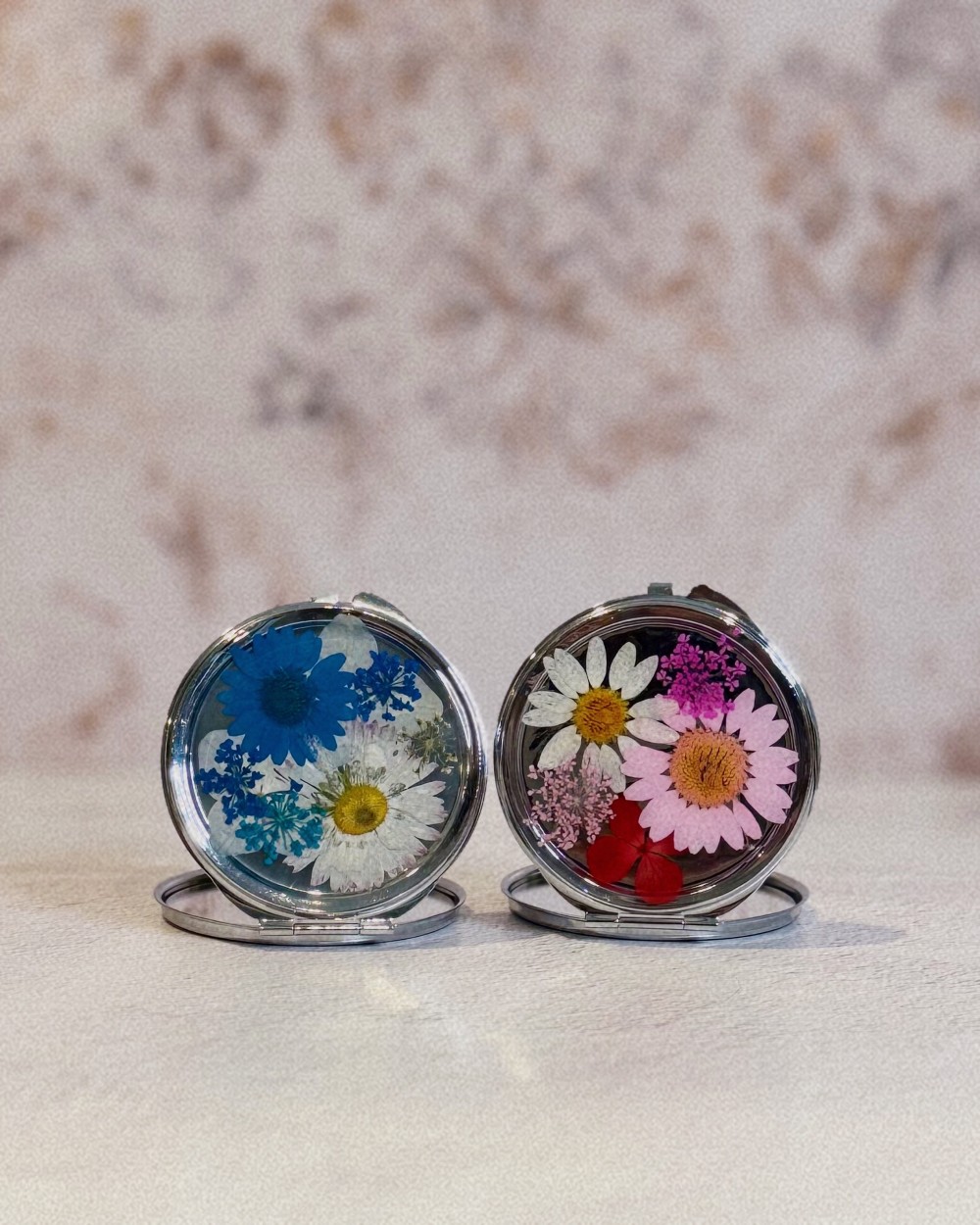 RESIN COMPACT MIRROR - ROUND