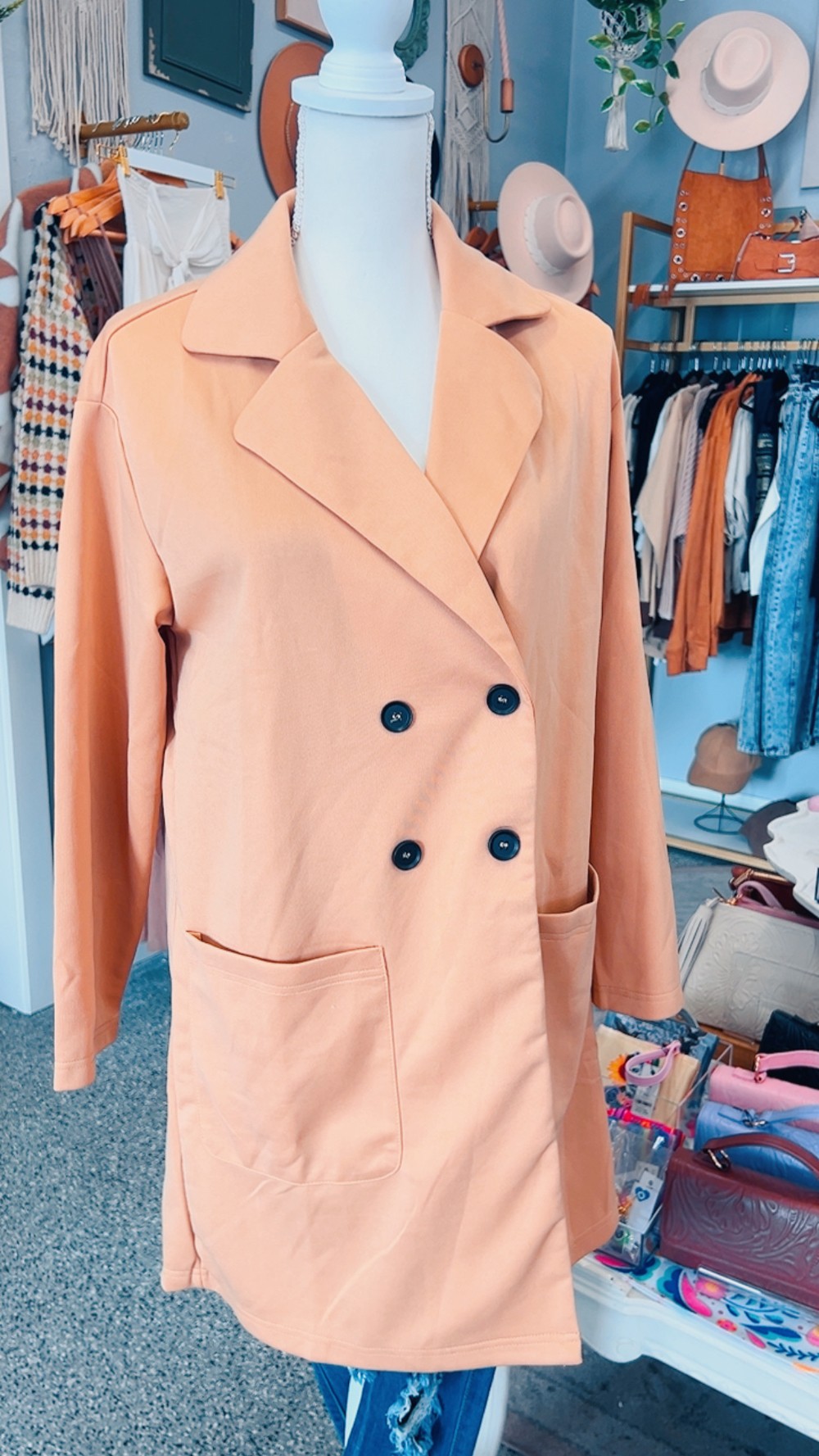 Tan Winter Coat | Nudes