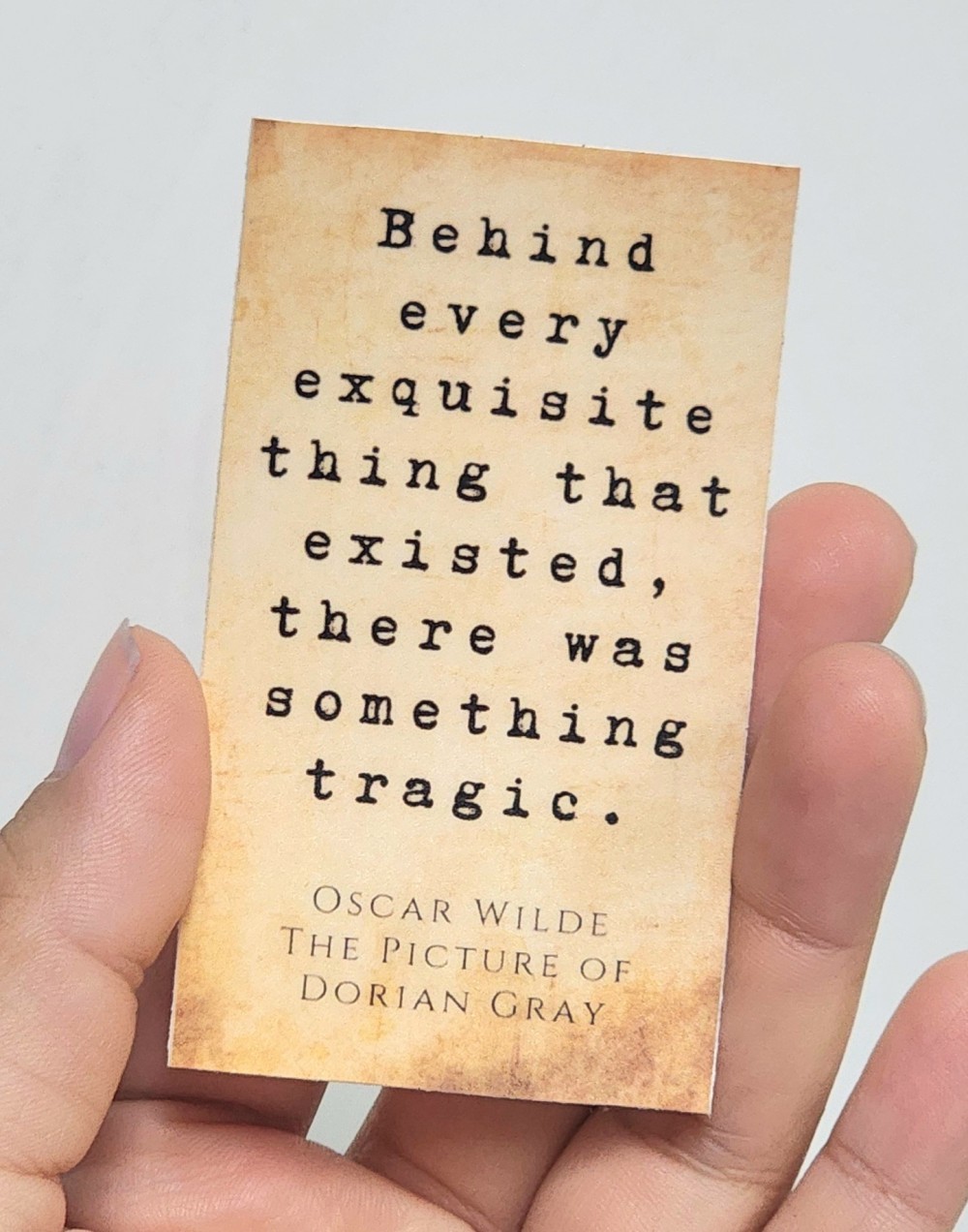 Sticker - Oscar Wilde Quote