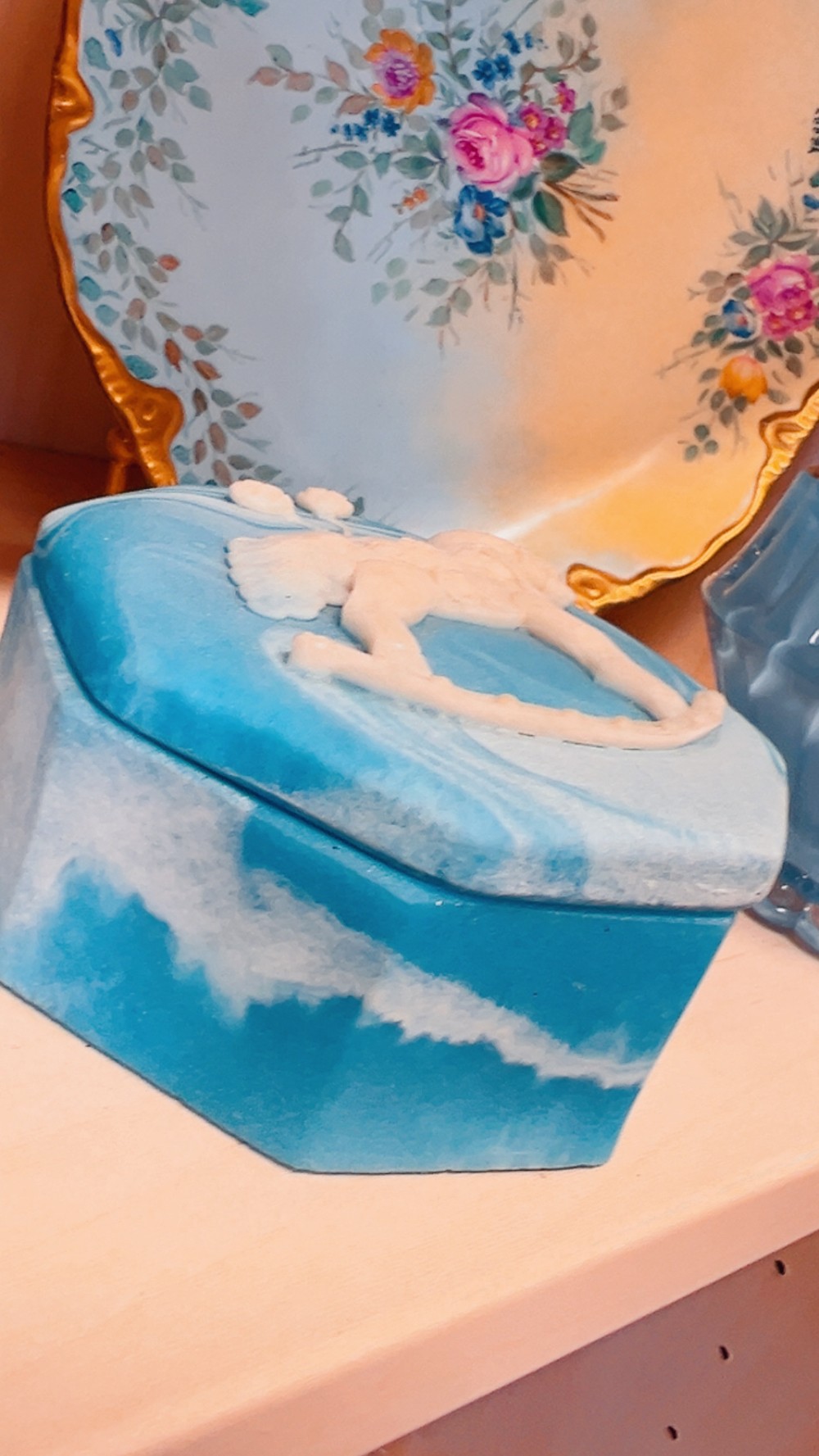 Baby Blue Pony Stash Box