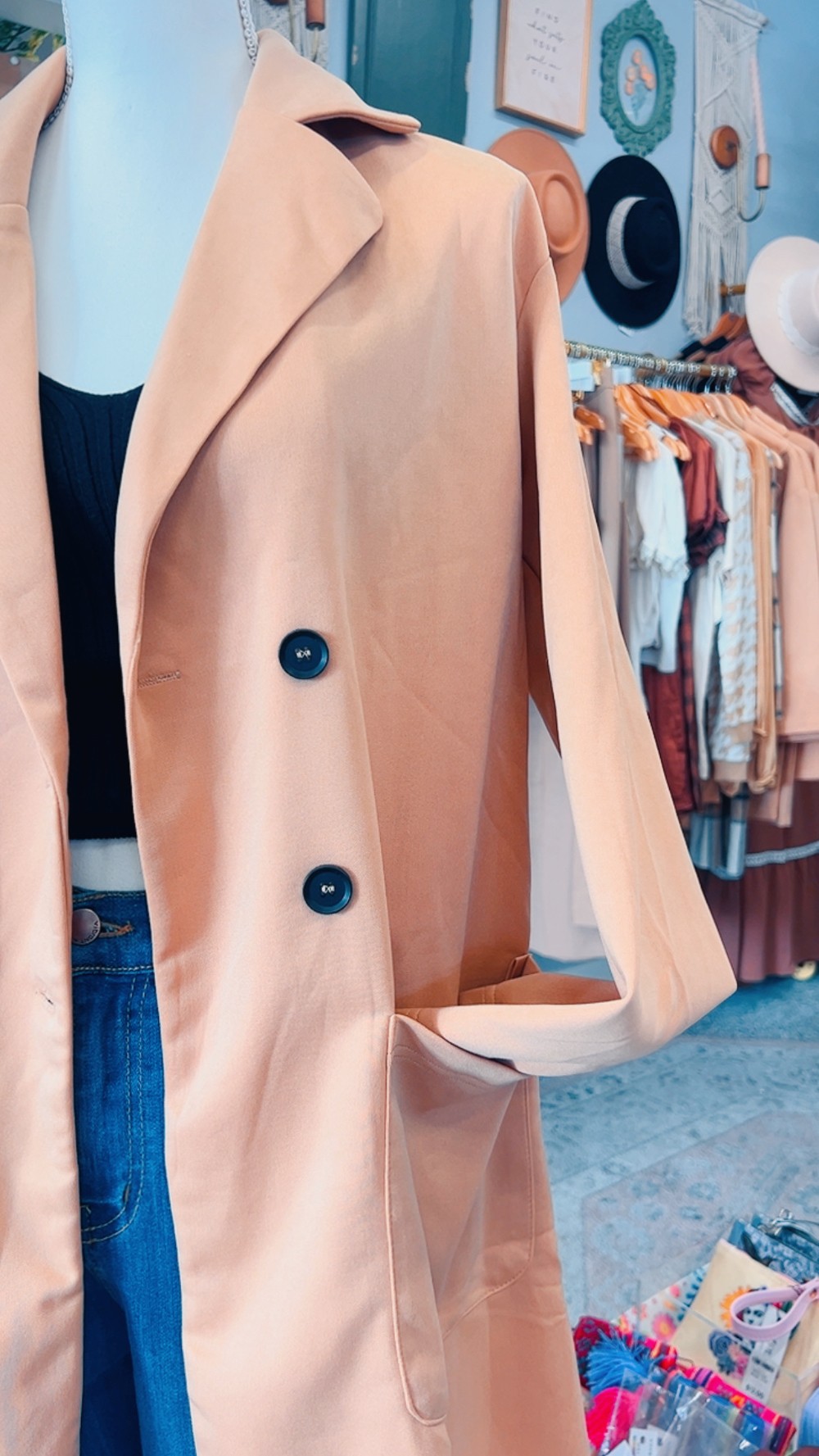 Tan Winter Coat | Nudes