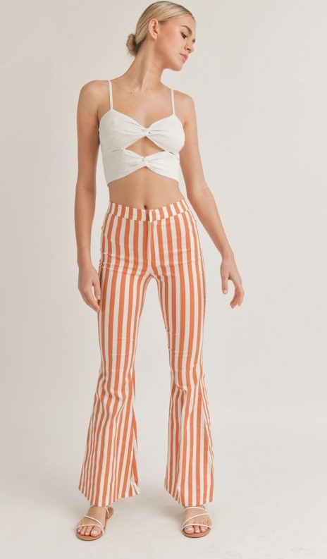 Boardwalk Striped Bell Bottoms