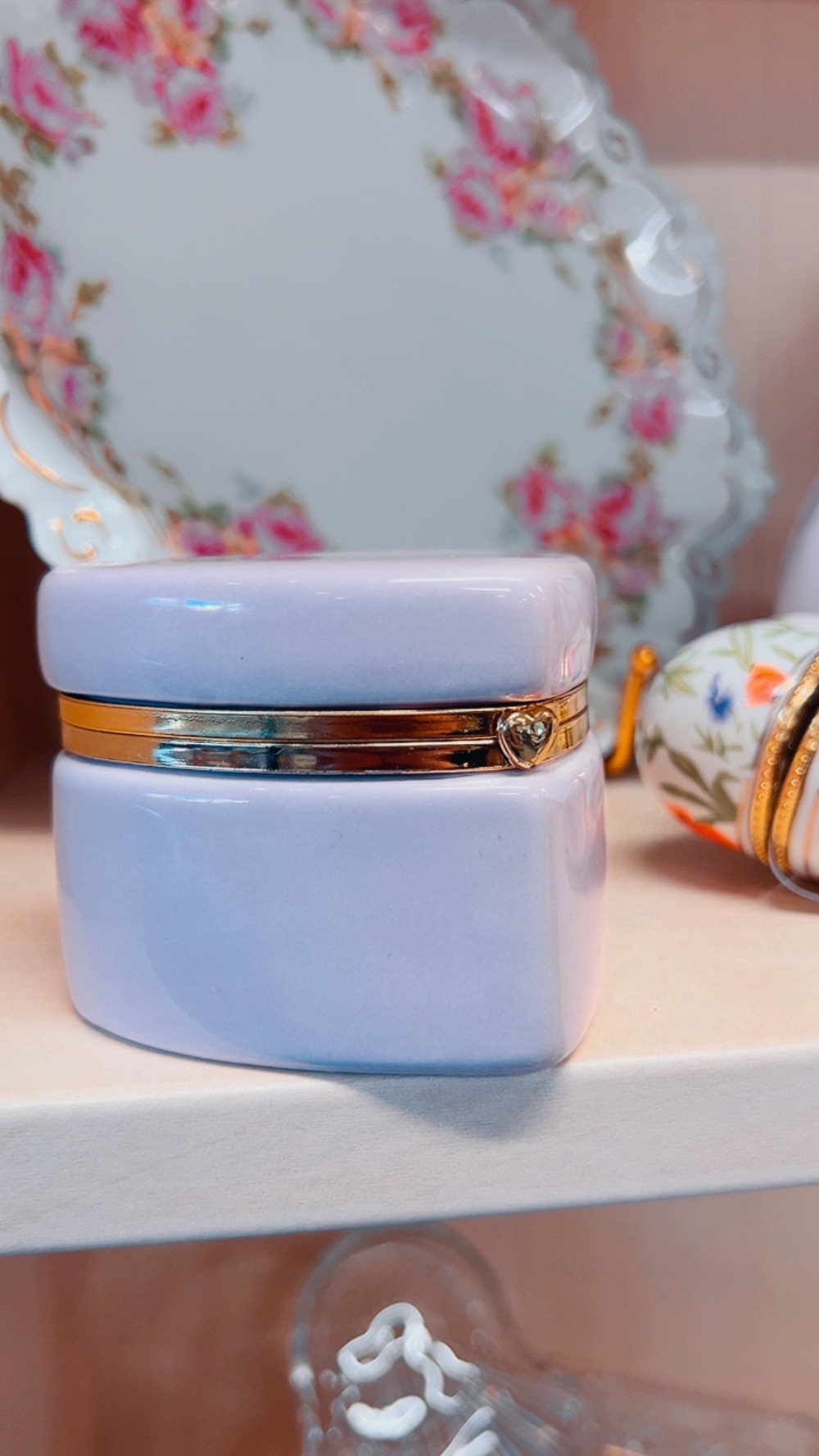 Pink Heart Stash Box