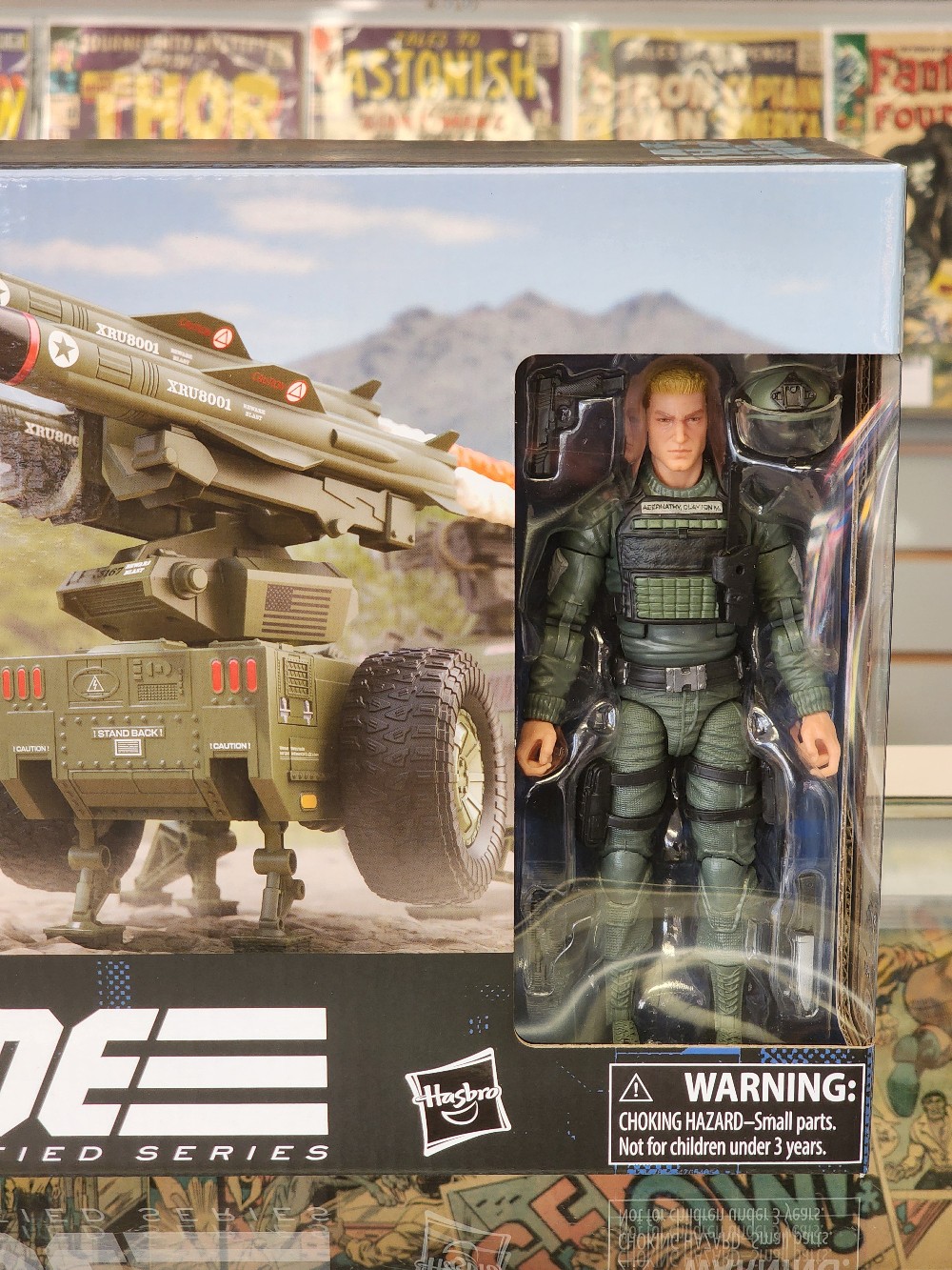GI Joe Classified Series Clayton 'Hawk' Abernathy With M.M.S.