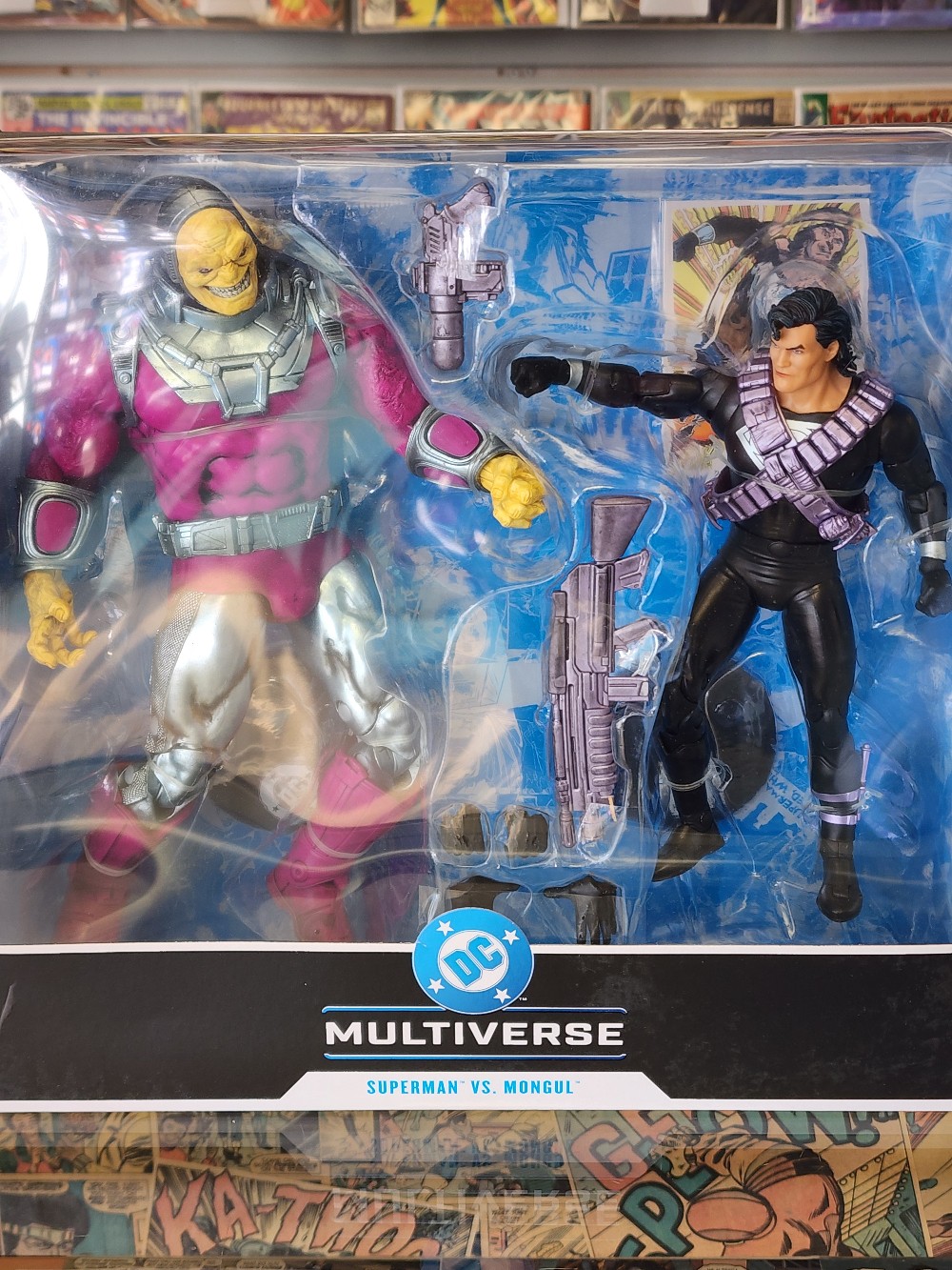 DC Multiverse Superman VS Mongul Figure Set