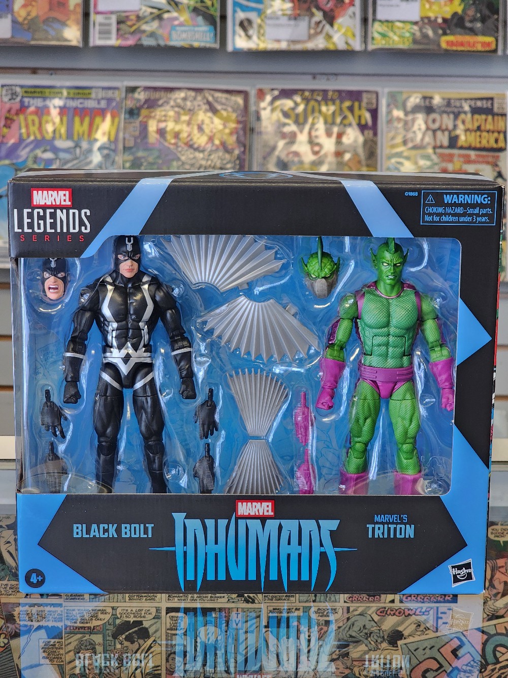 Marvel Legends Inhumans Blackbolt & Triton 2pk