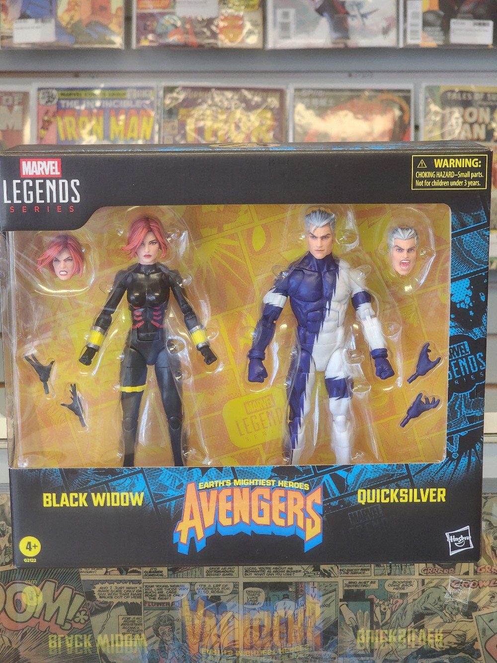 Marvel Legends Avengers Black Widow & Quicksilver 2pk