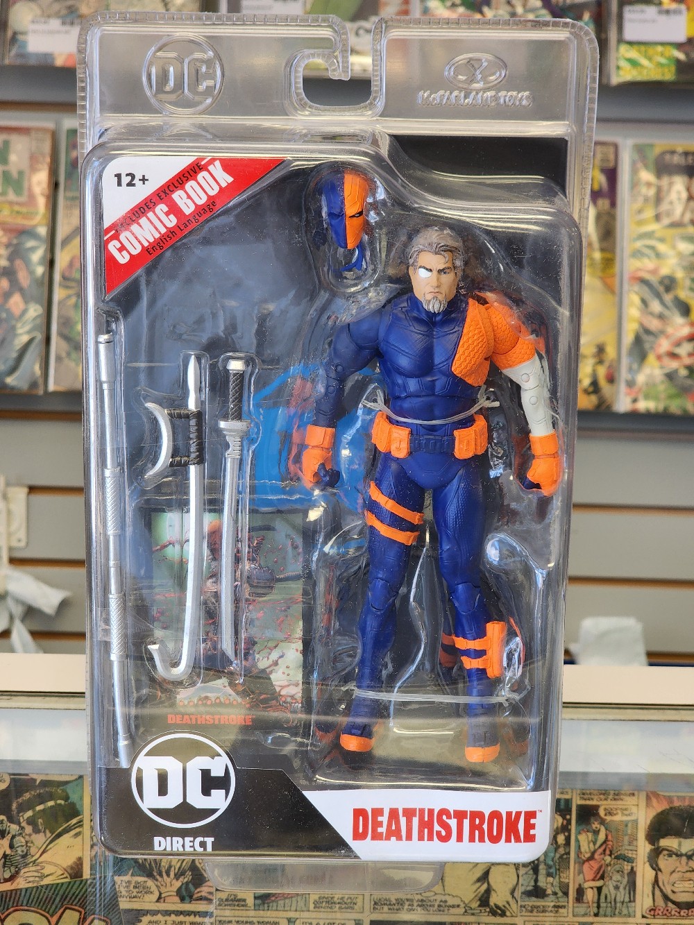DC Direct Page Punchers DC Rebirth Deathstroke Figure