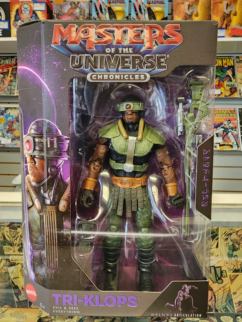 Masters of The Universe Chronicles Tri-Klops Figure