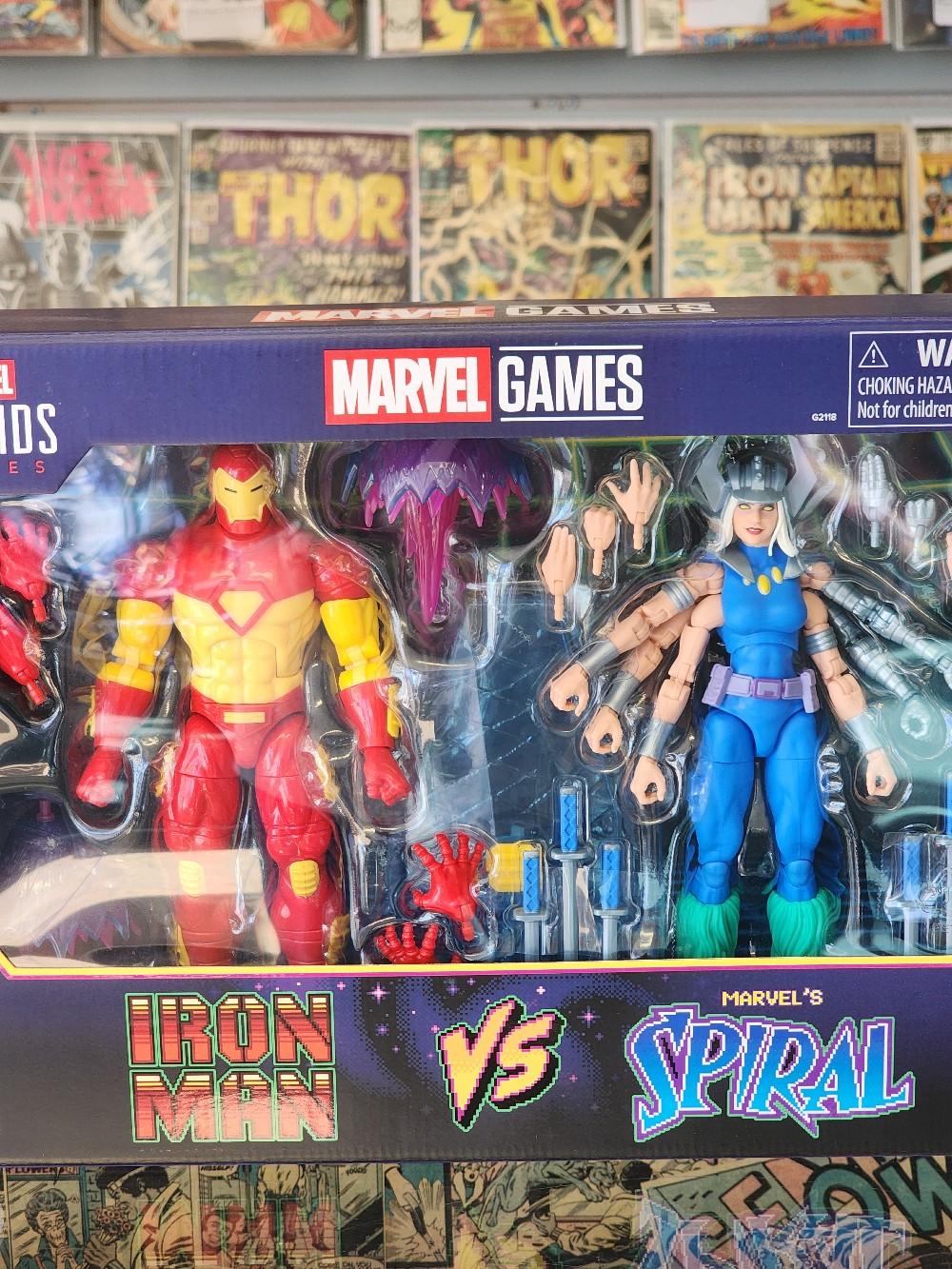 Marvel Legends Gamerverse Iron Man & Spiral 2pk