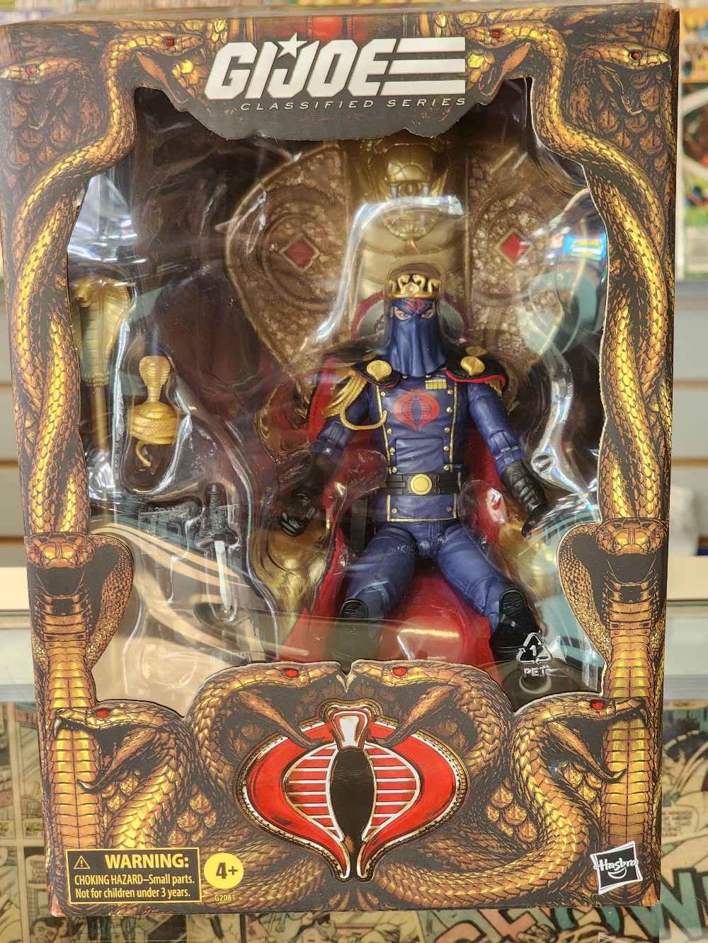GI Joe Classified Series #221 Cobra Commander With Throne