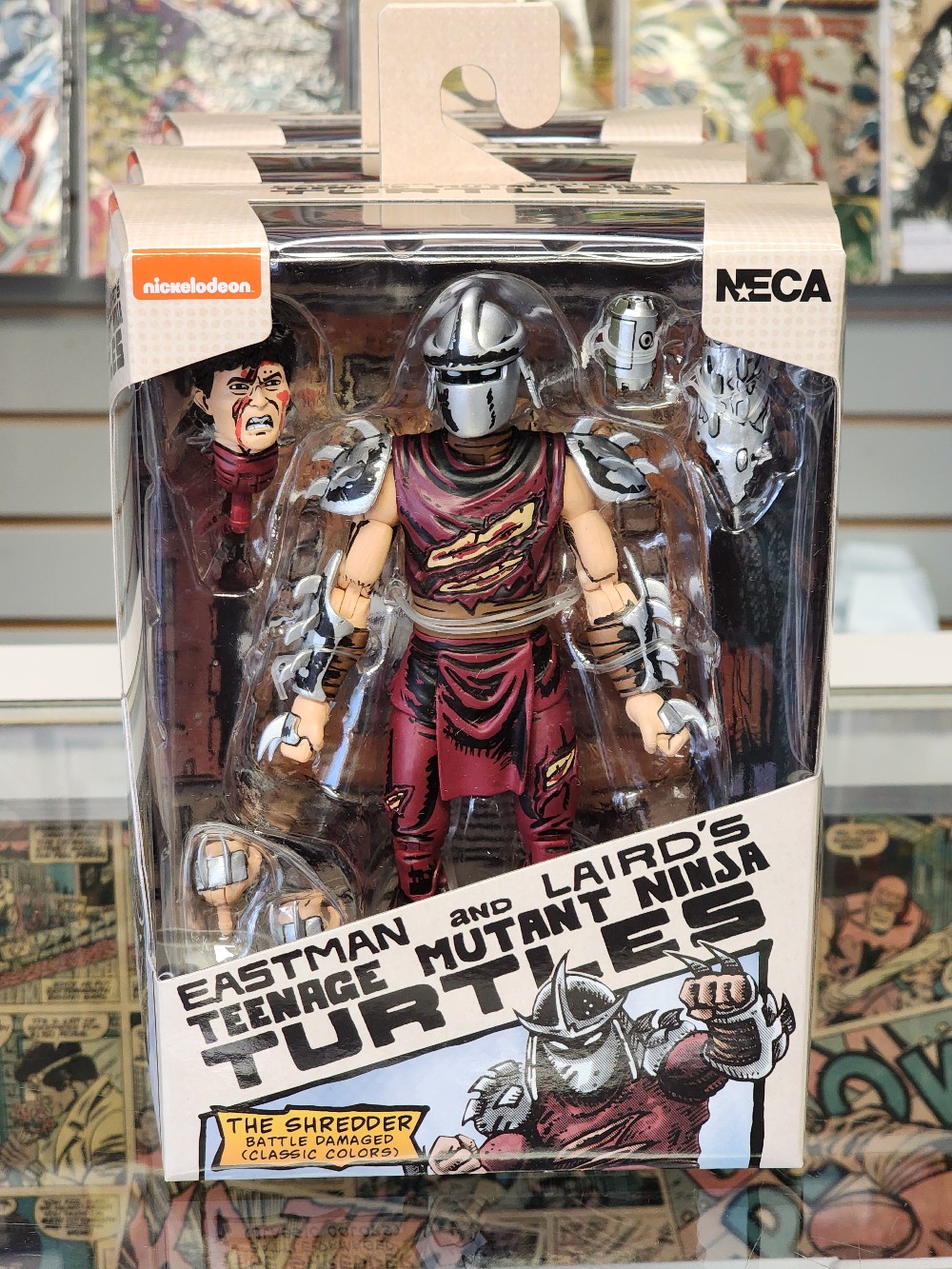 Neca TMNT Mirage Comics Battle Damaged Shredder