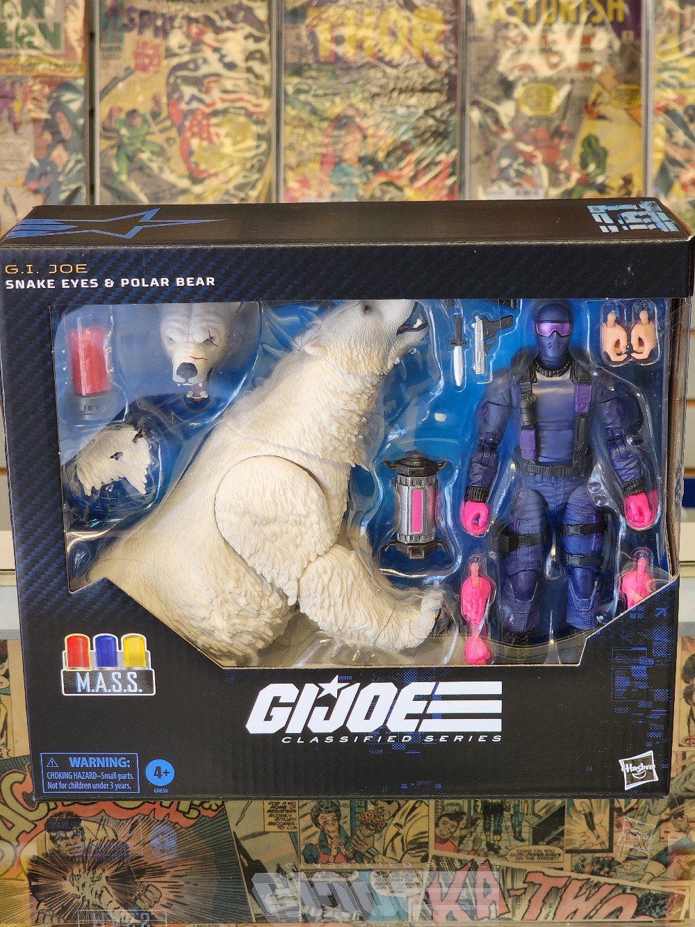 GI Joe Classified Series Snake Eyes & Polar Bear Figure Set