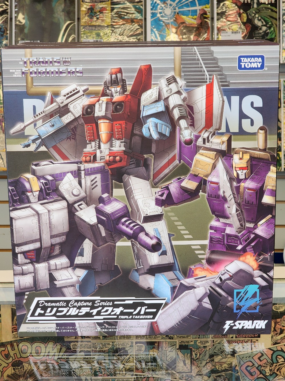 Transformers Dramatic Capture Series Triple Takeover Set