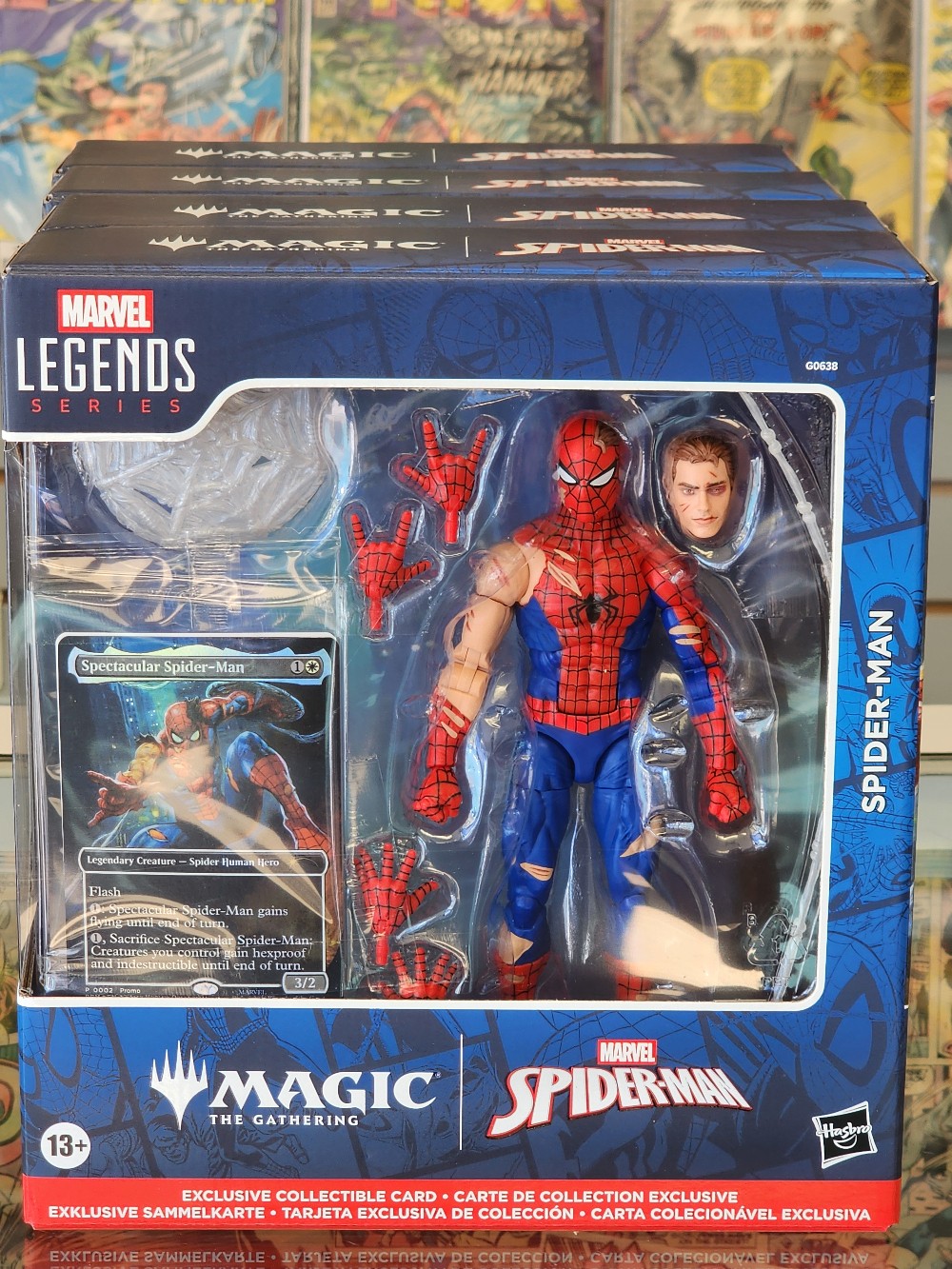 Marvel Legends Magic The Gathering Battle Damaged Spider-Man