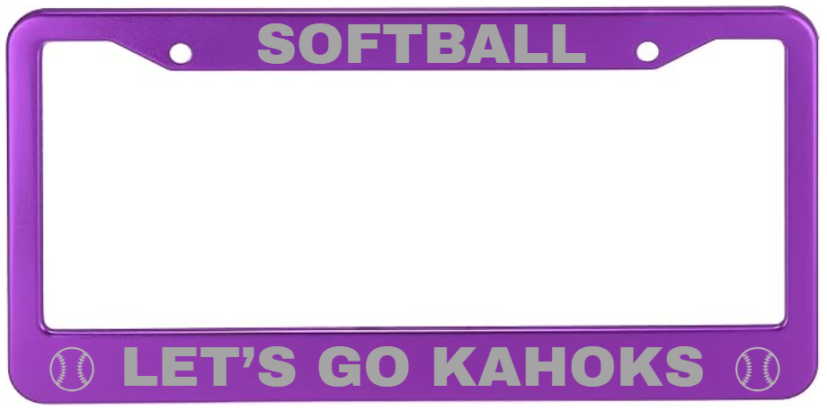 Kahok Band Fundraiser - License Plate