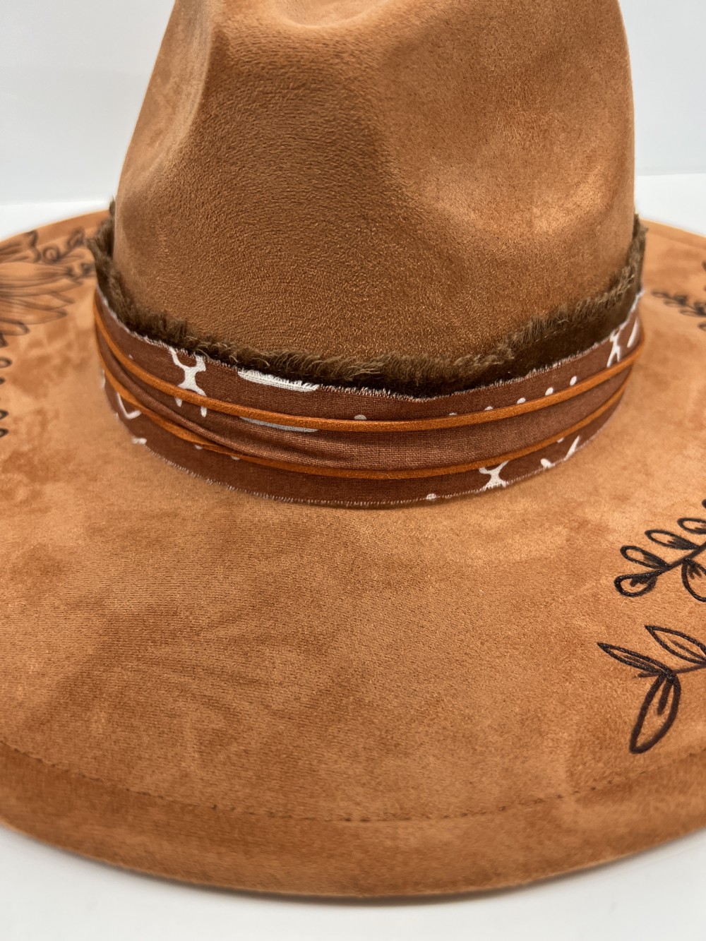 F-Fedora Rust with Sunflowers