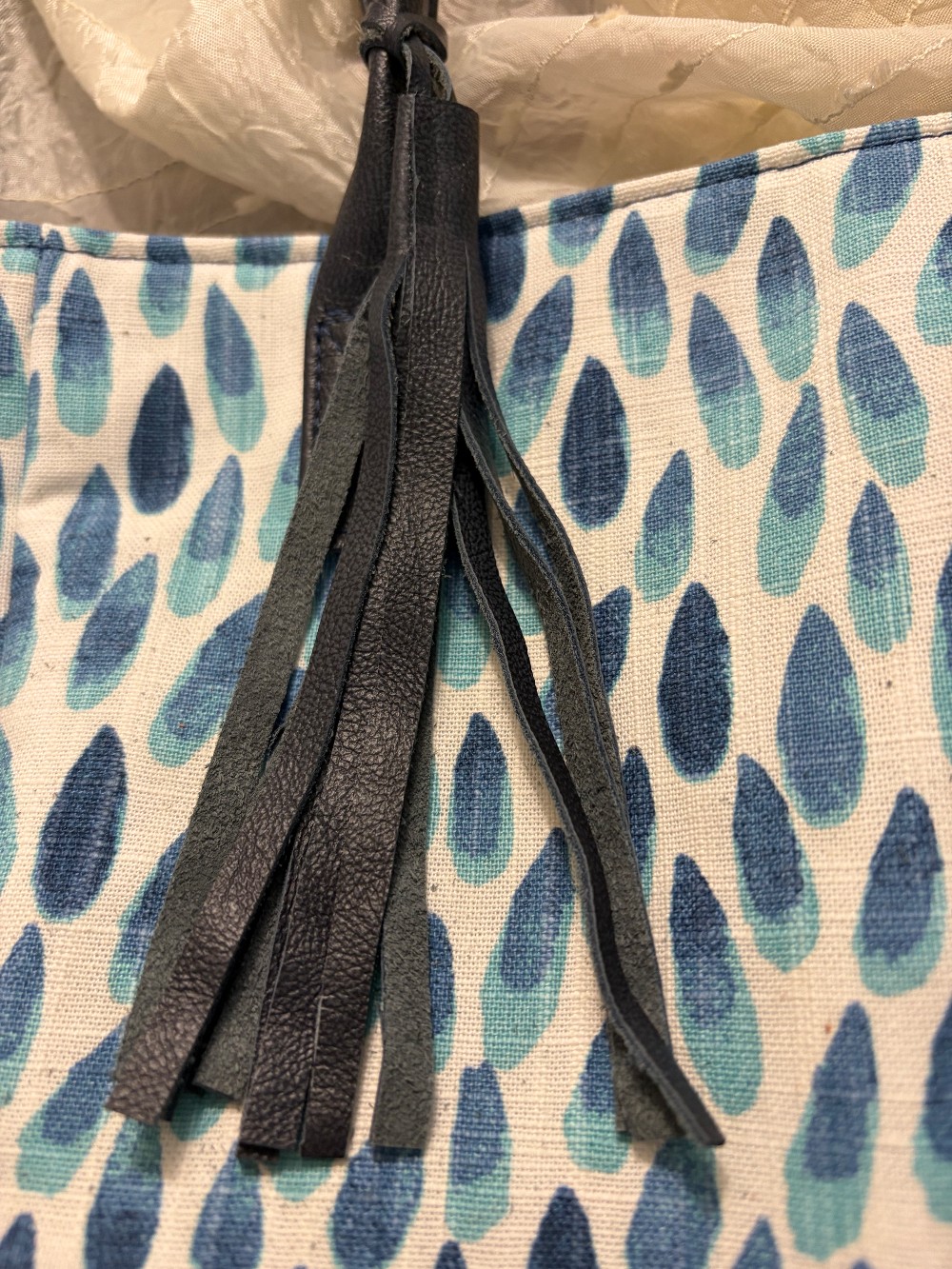 Denim Canvas Tote