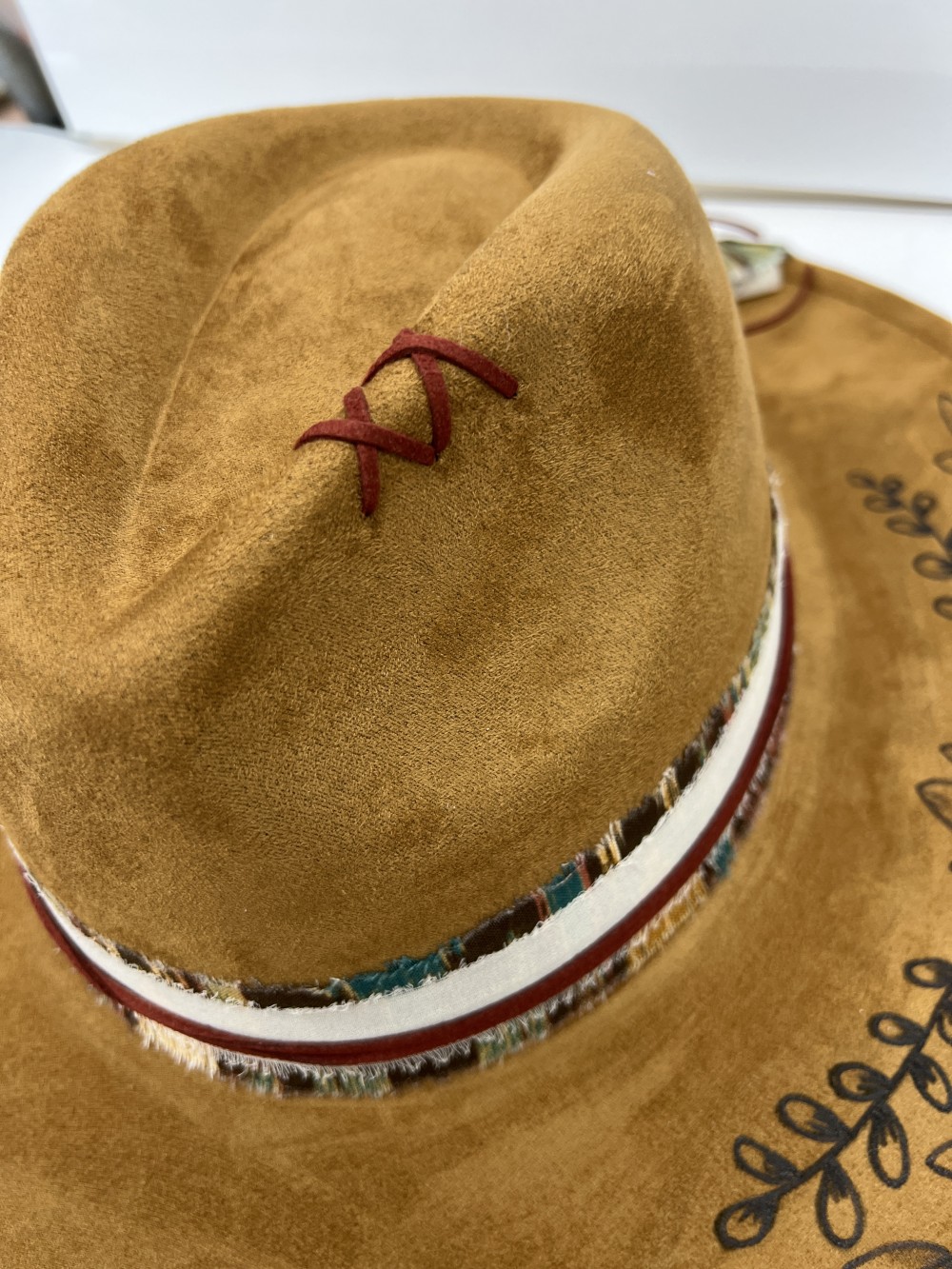 F-Fedora Light Brown Sunflowers