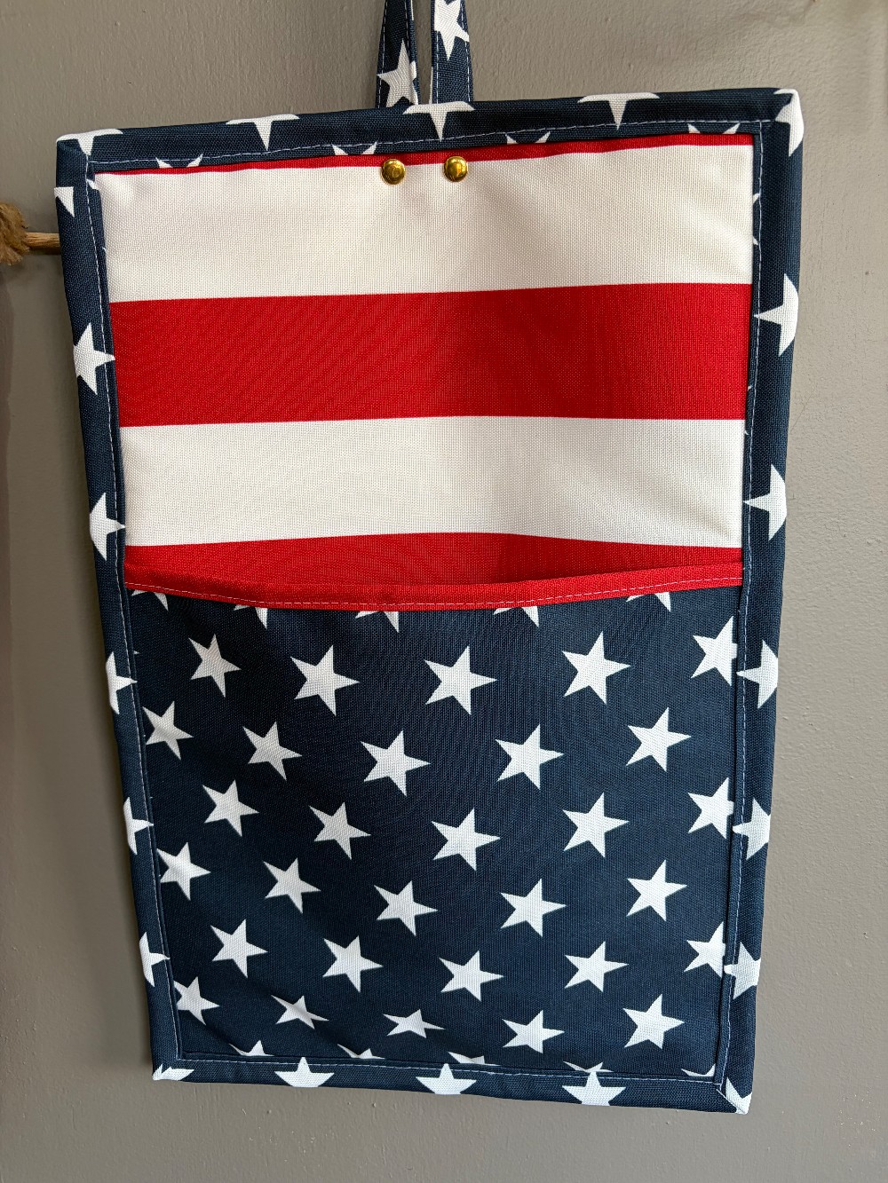 Canvas flag hangers