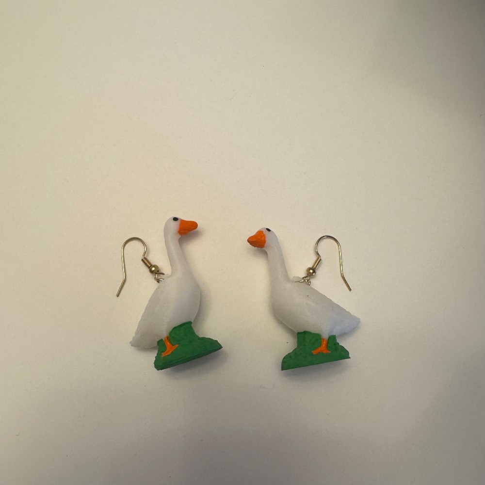 Goose Earrings