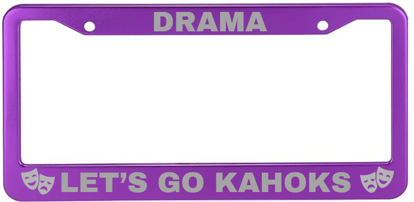Kahok Band Fundraiser - License Plate
