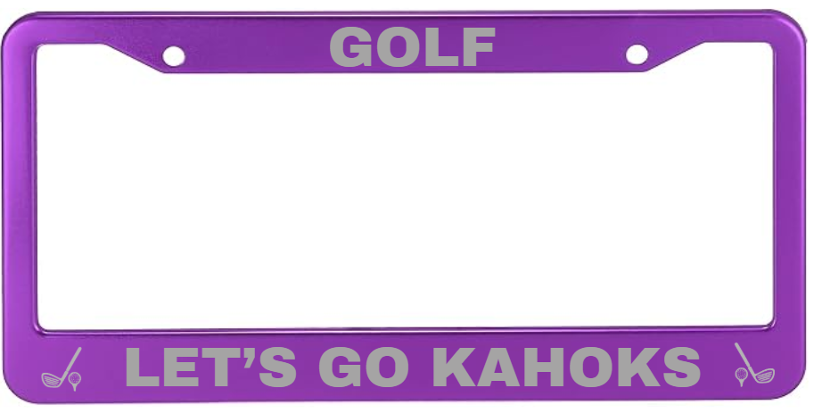 Kahok Band Fundraiser - License Plate